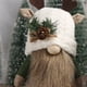 thumbnail image 2 of Juguete Viejo Elfo de Navidad Decoración de ventana Sombrero de asta de punto Regalos de Año Nuevo (Blanco), 2 of 5