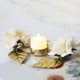 thumbnail image 5 of Candelabro de boda Candelabro floral Candelabro de flores para mesas Centros de mesa de boda Candelabro de guirnalda de rosas A, 5 of 8