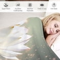 thumbnail image 3 of Chilfamy Flowers Water Reflection Print Blanket for All Seasons Super Soft Lightweight Blanket Gifts Throw Blanket 40x50in, 3 of 6