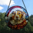 thumbnail image 2 of Barbado Da Terceira Christmas Dog Ornament Christmas 2025 - Barbado Da Terceira Dog Christmas Stained Glass Window Hanging Dog Decor, Dog Suncatcher, Xmas, Dog Gifts, 2 of 4