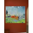 thumbnail image 2 of Wallhogs Monet Argenteuil (1872) Poster Wall Mural, 2 of 2