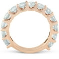 thumbnail image 2 of Pompeii 2 1/2ct Diamond U Prong Wedding Ring 14k Rose Gold Anniversary Band (I/J,I2-I3), 2 of 3
