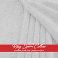 thumbnail image 6 of RIVERSIDE Oversized Bath Sheet 1 Pack 40x80 Soft Cotton Absorbent Towel 600 GSM - White, 6 of 8