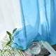 thumbnail image 5 of Cortinas transparentes para sala de estar, bolsillo para barra, cortinas para ventana, paneles para yeacher Azul 39"Wx51"L, 5 of 7