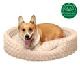 thumbnail image 6 of FurHaven Pet Products Ultra Plush Oval Pet Bed for Dogs & Cats - Cream, Extra Large, 6 of 10