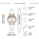 thumbnail image 3 of On Sale! Mothers Day Gift for Grilfriend ,Womens Watches Women Watches Quartz Watch Bracelet Set Women's Smooth Belt Quartz Watch,White Buy 2 Save 10%, 3 of 3