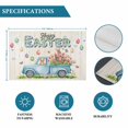 thumbnail image 6 of Happy Easter Placemats Set of 12, Watercolor Floral Truck Eggs Rabbits Spring Beige Placemats for Dining Table, Place Mats for Kitchen Tabletop, Waterproof Wipeable Dining Table Mats Set, 6 of 9