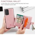 thumbnail image 5 of Case for Samsung Galaxy A53 5G, Detachable Magnetic Wallet Credit Card Slot Kickstand Cover Support Wireless Charging Compatible with Samsung Galaxy A53 5G (Pink), 5 of 9