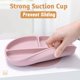 thumbnail image 4 of Toddler Cutlery Set, Silicone Infant Toddler Eating Set, Baby Silicone Cutlery, Toddler Eating Cutlery, Dividers Under Plate With Suction Cups To Prevent Falling, Dividers Bib Soft Spoon Fork Water Cu, 4 of 5