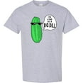thumbnail image 3 of Inktastic I'm Kind of a Big Dill Pickle with Sunglasses T-Shirt, 3 of 5