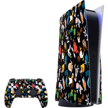 Skinit Cartoons Looney Tunes Identity Pattern PS5 Bundle Skin