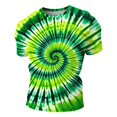 thumbnail image 4 of WAYUTE Mens T Shirts Tie Dye Graphic Basic Tees Summer Casual Short Sleeve Crewneck Fashion T-Shirt for Man Streetwear,2XL, 4 of 5