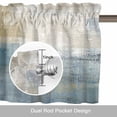 thumbnail image 6 of Blue Yellow Valance Curtain Abstract Mottled Modern Art Texture Window Valances Rod Pocket Short Curtains Window Treatments for Kitchen Bedroom Bathroom Laundry 60" x 14", 6 of 9