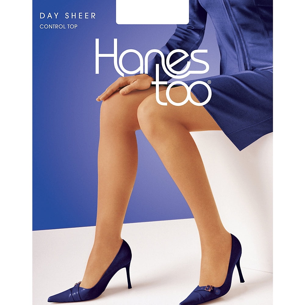 Hanes Too Day Sheer Control Top Reinforced Toe Pantyhose Walmart