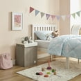 thumbnail image 3 of Collapsible Folding Corduroy Kids Plush Laundry Hamper Toy Storage - Gray Elephant, 3 of 11