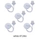thumbnail image 4 of Matsuzay Soporte de lámpara colgante de techo ajustable para oficina en casa, Base de luz colgante para sala de estar, accesorios de iluminación de Iluminación novedosa Blanco 1.2 m Matsuzay HA071363-04B, 4 of 6