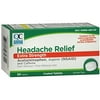 Quality Choice Headache Relief Extra Strength Pain Reliever 50 Tablets With Caffeine (Compare to Excedrin)