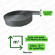thumbnail image 4 of Cinta Rompevientos Plástica Para Malla Ciclónica Rollo 20 m2 Plata INMATMEX Cinta Rompevientos 20 m2 Plata, 4 of 10
