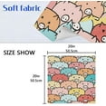 thumbnail image 7 of GZHJMY Cute Pig Cloth Napkins Set of 1, Reusable Washable Oversized Table Napkins for Family Wedding Dinner Party Home Decor, 20 Inch Decorative Washcloths, 7 of 7