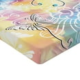 thumbnail image 2 of Ambesonne Romantic Fitted Sheet, Colored Brushstroke, Full Size, Multicolor, 2 of 3