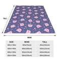 thumbnail image 3 of Pofeuu Cute Pig Print Ultra-Soft Micro Fleece Blanket,for Bed Or Sofa,All Season Throw Blankets Flannel Blanket-80"x60", 3 of 7