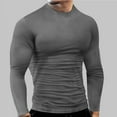 thumbnail image 2 of Men's Compression Shirts Long Sleeve Athletic Workout Tops Gym Undershirts Active Sports Baselayers, 2 of 6
