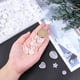 thumbnail image 3 of 160 piezas de cuentas acrílicas transparentes, 8 estilos diferentes: cuentas sueltas esmeriladas con forma de estrellas, corazones, redondas y de lágrima., 3 of 6