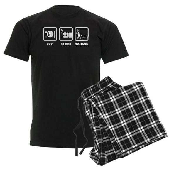 CafePress - Squash Men's Dark Pajamas - Men's Dark Loose Fit Cotton Pajama Set
