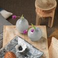 thumbnail image 6 of Jamie Young Co Minx Contemporary Glass Decorative Vases in Blue (Set of 2), 6 of 6