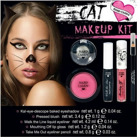 Hard Candy Cat Halloween Makeup Kit, 1ct