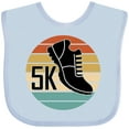 thumbnail image 3 of Inktastic 5k Race Running Retro Sunset Runner Boys or Girls Baby Bib, 3 of 4