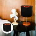 thumbnail image 3 of Miangastore Round Lampshade Linen Fabric Pendant Lamp Shade Decorative Table Light Shade, 3 of 8