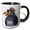 Black/White, variant on 3drose, Funny Cute Cool Abstract Bro Crow Bro Code Pun with Crow Bird, 11oz Magic Transforming Mug