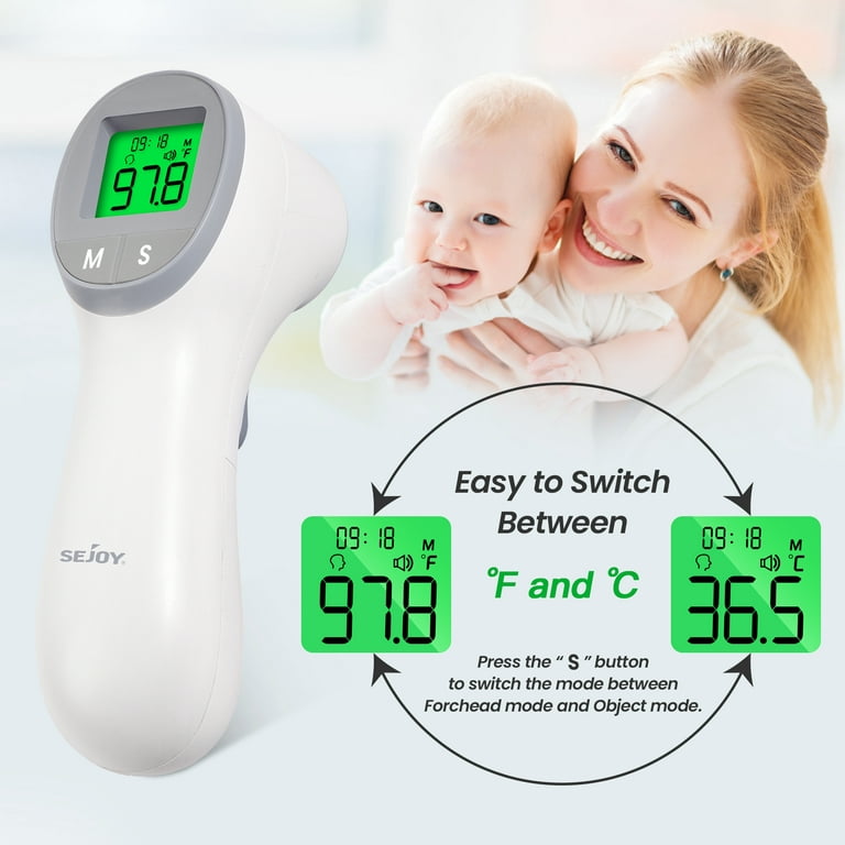 Non-Contact Digital Infrared Forehead Thermometer ET-306 – SEJOY Store