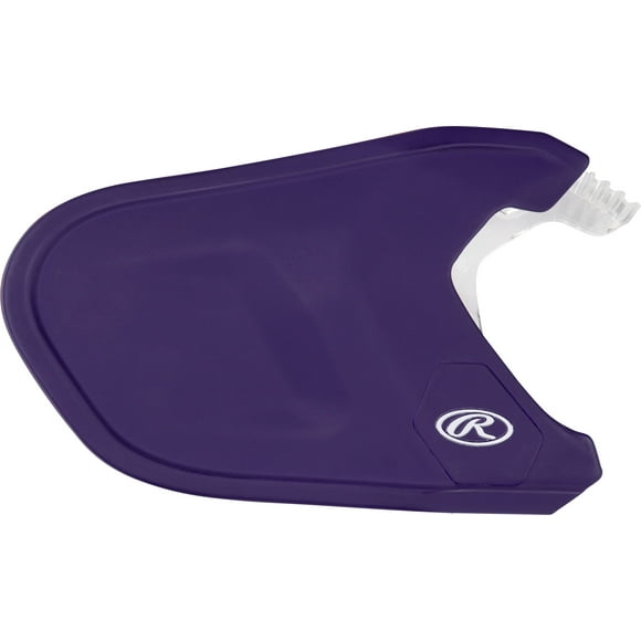 Protector facial Rawlings MACH, ajustable, morado mate, para diestros