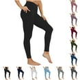 thumbnail image 7 of Yuanlook Women Leggings for Fall Winter,Warm High Waisted Yoga Pants Running Workout Leggings, 7 of 7