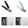 thumbnail image 4 of Guardurnaity Cortauñas para personas mayores, tijeras específicas para uñas de los pies, cortaúñas para uñas de los pies, fáciles de limpiar, Juegos de manicura Azul sin amasar, 4 of 6