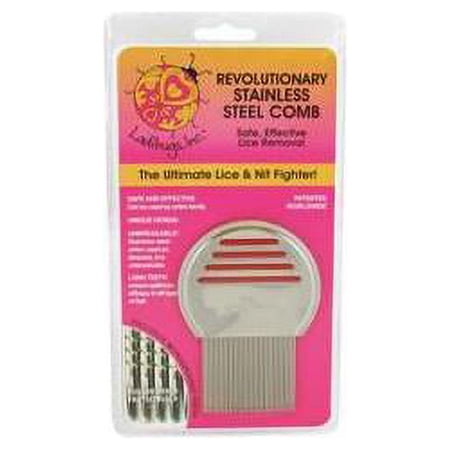 Ladibugs Metal Microgrooved Comb Revolutionary Stainless Steel Comb F Original Safe Effective Lice Removal