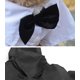 thumbnail image 4 of Perro gato guapo caballero falso traje de dos piezas camisa foto boda blanco talla L, 4 of 5