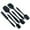 BK, variant on Hyknon kitchen utensils 6 Piece Spatula Set Kitchen Spatula Utensil Set kitchen utensils set