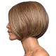 thumbnail image 2 of Peluca de cabello corto y liso para mujer, corte de pelo completo, color marrón, 2 of 3