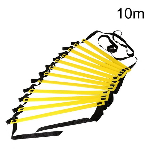 Flexibility Agility Ladder Nylon Strap Jumping Ladder Speed Training Fitness Stair, 10M, 20Rung