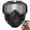 Black Frame + Gray Lens, variant on A Full-Face Goggle with Anti-Fog High-Definition Lenses - Detachable Outdoor Goggles with Adjustable Ski Mask