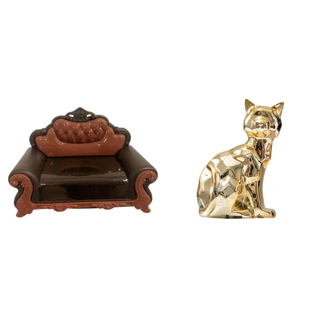 Sofá en miniatura para muñecas,Muebles de casa de muñecas,modelo de sofá europeo,decoración,Modelo de silla individual Mini Bench Chair sofá,Figura de escritorio,Estante de estatua de