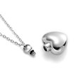 thumbnail image 3 of Tilga Lev Puffy Heart Necklace for Women - Paperclip Chain w/ 14K Gold Plated & Silver Rhodium Plated Small Puffed Heart Pendant - Hypoallergenic, Water-Resistant, Tarnish-Free Jewelry, 3 of 9