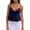 Blue, variant on Peplum Camisole Tops for Women Summer Spaghetti Strap V Neck Bow Front Cropped Flowy Y2k Going out Tank Tops