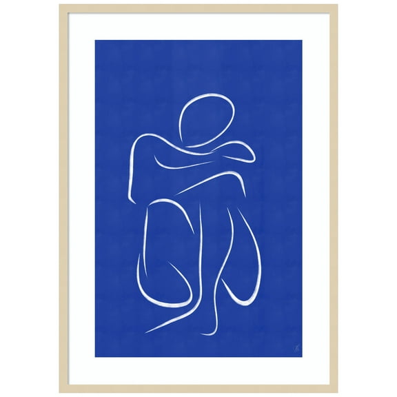 Amanti Art Lady Body No 6 Wood Framed Wall Art Print