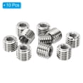 thumbnail image 3 of Unique Bargains Adaptateurs de Filetage Manchon Réducteur Écrou 10 Pcs M14x2 Mâle à M8x1.25 Femelle Écrou de Réparation 12mm, 3 of 7