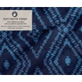 thumbnail image 2 of Soimoi 100% Cotton Canvas Fabric - Ikat Print, Blue | 56" Wide | Sold By 10 Yard | Medium Weight Upholstery Fabric for Home Dcor, Bags & DIY Projects, 2 of 7