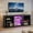 Black, variant on GALAXHERO Modern TV Stand for 65 Inch TV Entertainment Center with Adjustable Open Shelves & LED Lights Sturdy Media Console for Living Room, Bedroom, Gaming Black